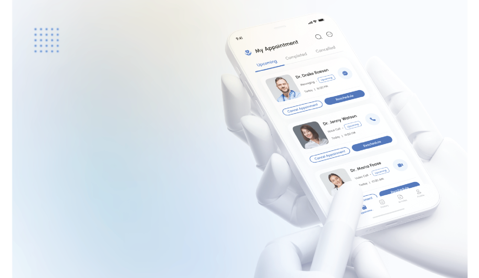 Doctor Appointment UI App